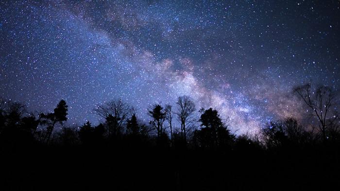 满天繁星点亮神农架夜空