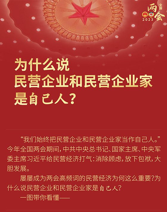 为什么说民营企业和民营企业家是自己人？